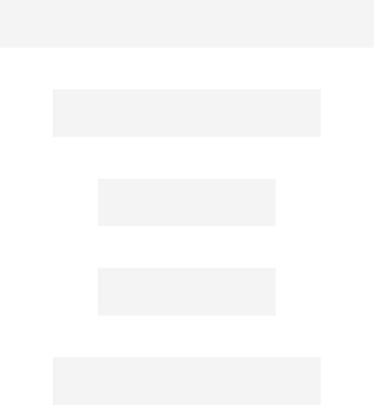 A black and white geometric design featuring three horizontal black bars spaced evenly within a square frame, bordered by gray at the top and bottom.